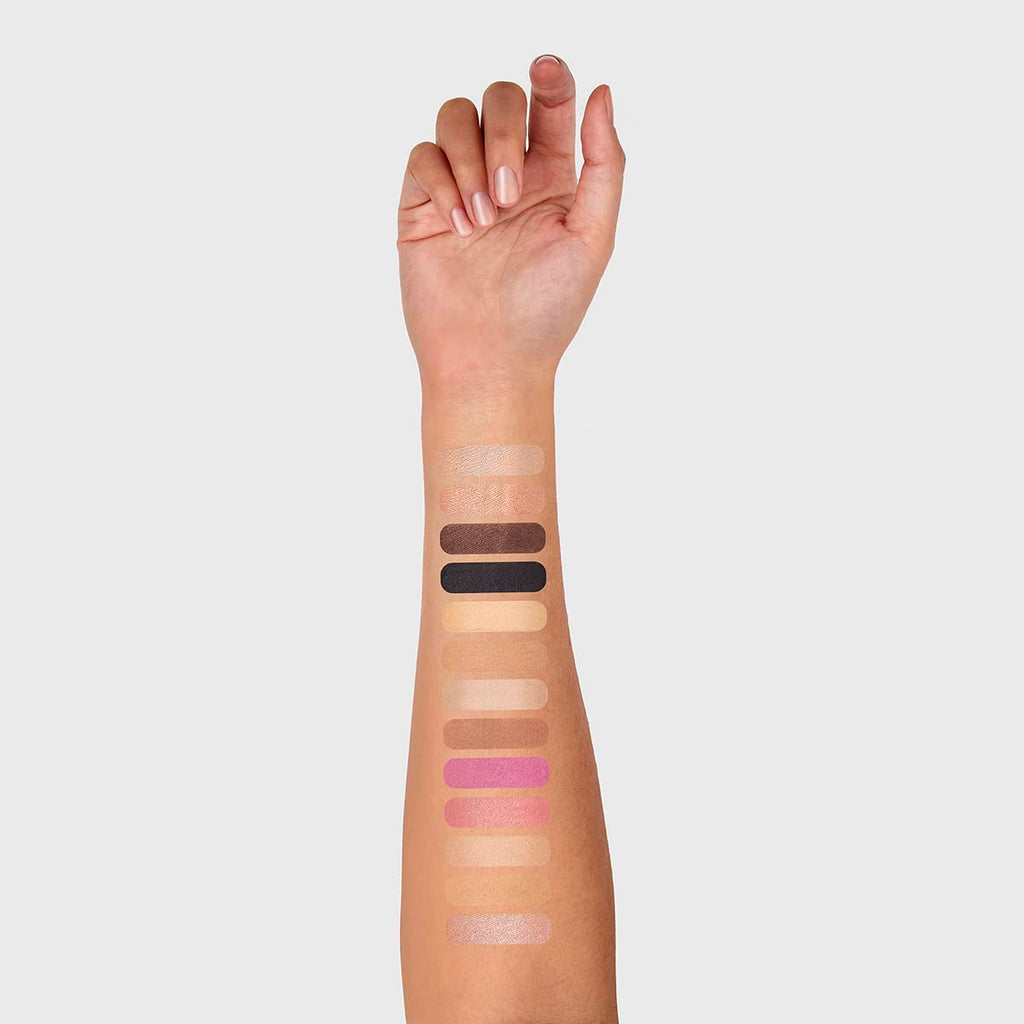 Woosh Beauty Fold Out Face Makeup Palette for Women, Nonrefillable – All-in-One Face Makeup Kit with Foundation, Concealer, Contour, Blush, Highlighter, Eyeshadow – Curated Shades by Skin Tone