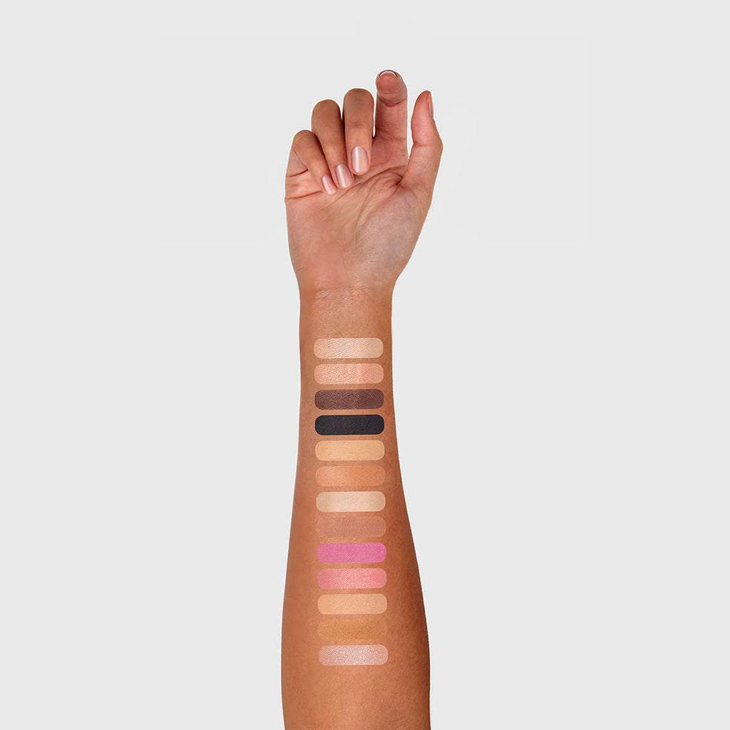 Woosh Beauty Fold Out Face Makeup Palette for Women, Nonrefillable – All-in-One Face Makeup Kit with Foundation, Concealer, Contour, Blush, Highlighter, Eyeshadow – Curated Shades by Skin Tone