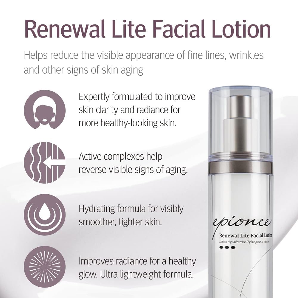 Epionce Renewal Lite Facial Lotion Lightweight Anti-Aging Face Moisturizer