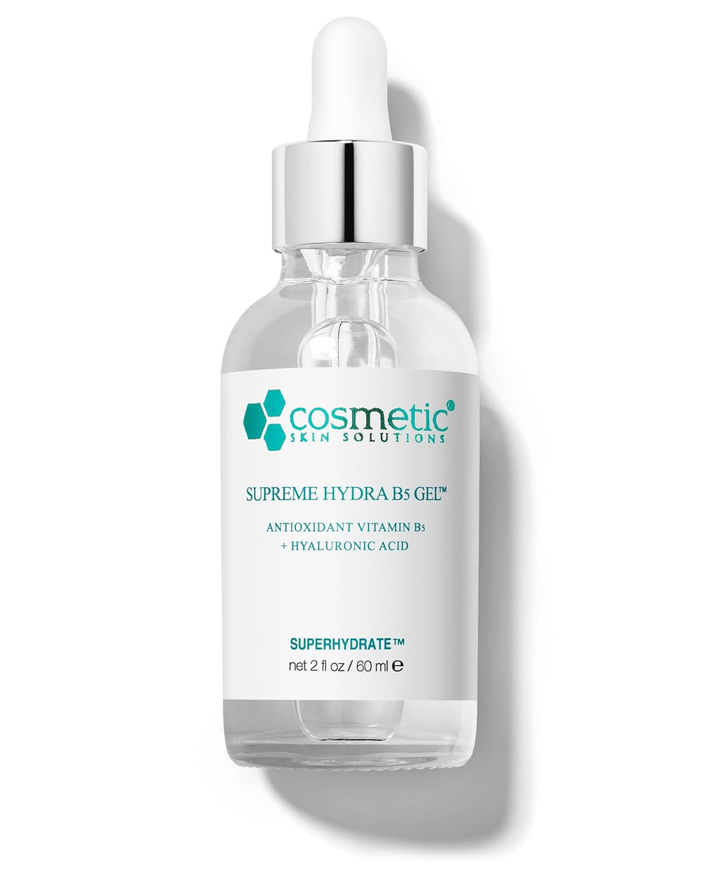 Supreme Hydra B5 Gel for Face, Deeply Moisturizing Vitamin B5 & Hyaluronic Acid Gel, Oil-Free Hydrating Moisturizer for Smooth, Plump Skin – 2 fl oz