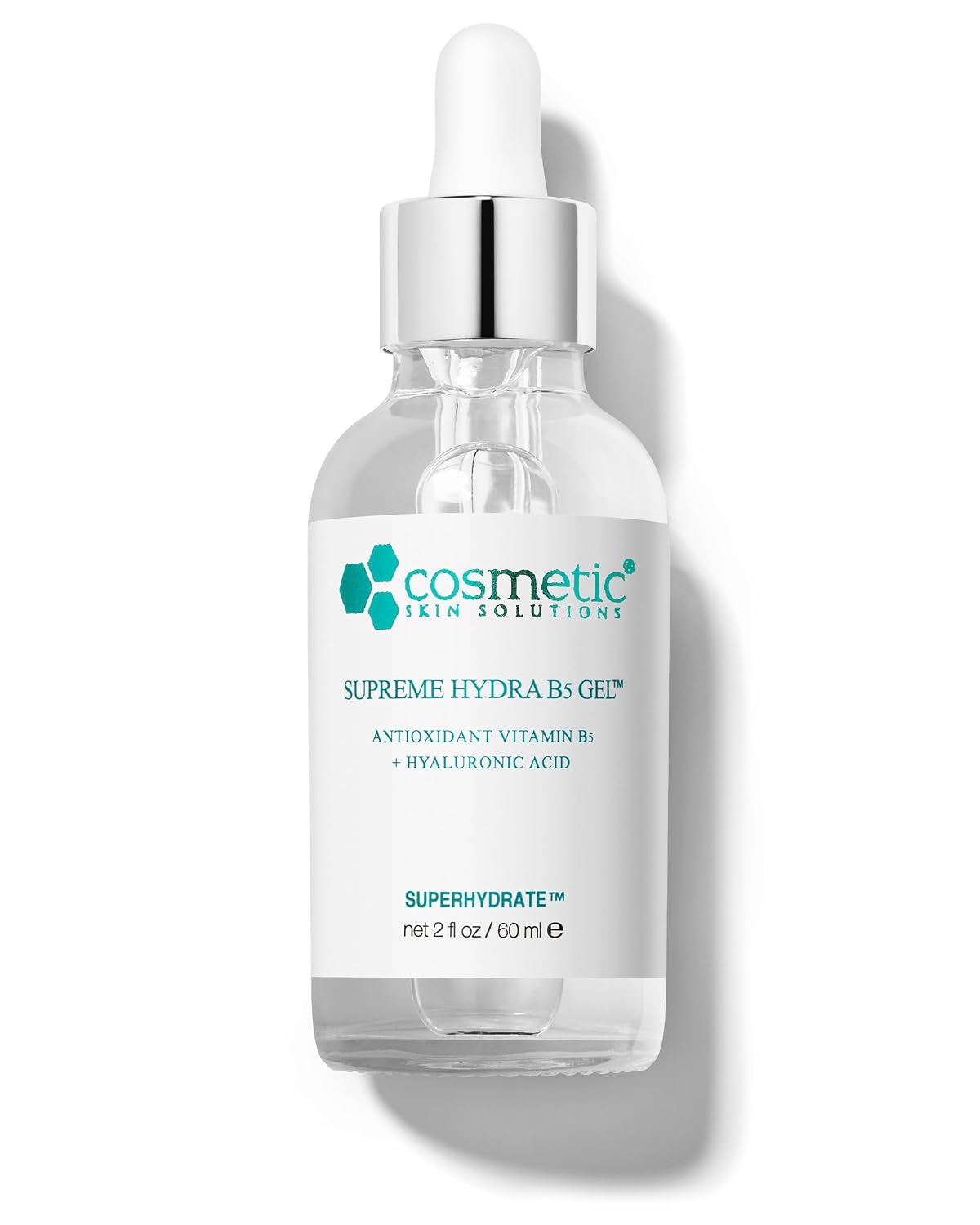 Supreme Hydra B5 Gel for Face, Deeply Moisturizing Vitamin B5 & Hyaluronic Acid Gel, Oil-Free Hydrating Moisturizer for Smooth, Plump Skin – 2 fl oz