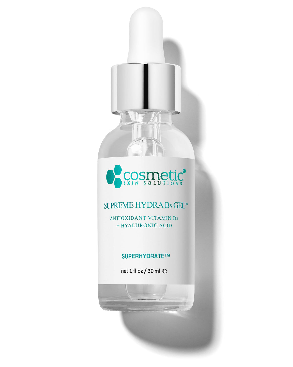 Supreme Hydra B5 Gel for Face, Deeply Moisturizing Vitamin B5 & Hyaluronic Acid Gel, Oil-Free Hydrating Moisturizer for Smooth, Plump Skin – 2 fl oz