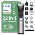 Norelco Philips Multigroom 7000 Series, All-in-One Trimmer, Beard Trimmer and Hair Clipper, 19-Piece Men's Grooming Kit for Beard, Head, Hair, Body, and Face, Soft Pouch, MG7910/49