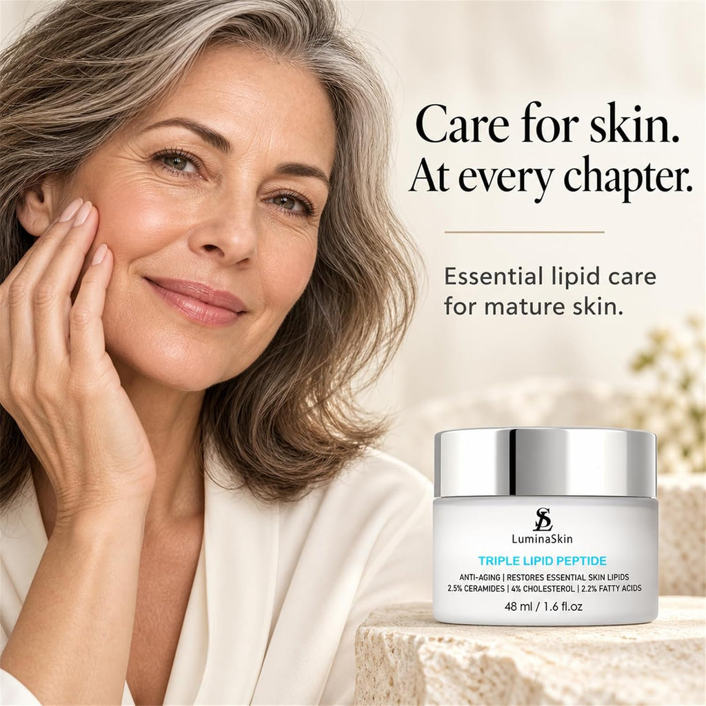 Triple Lipid Peptide - Restore & Fix Mature Skin Advanced Anti-Aging Cream for Radiant, Smooth Skin