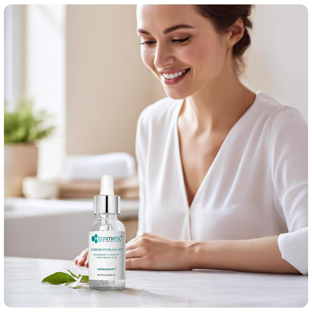 Supreme Hydra B5 Gel for Face, Deeply Moisturizing Vitamin B5 & Hyaluronic Acid Gel, Oil-Free Hydrating Moisturizer for Smooth, Plump Skin – 2 fl oz