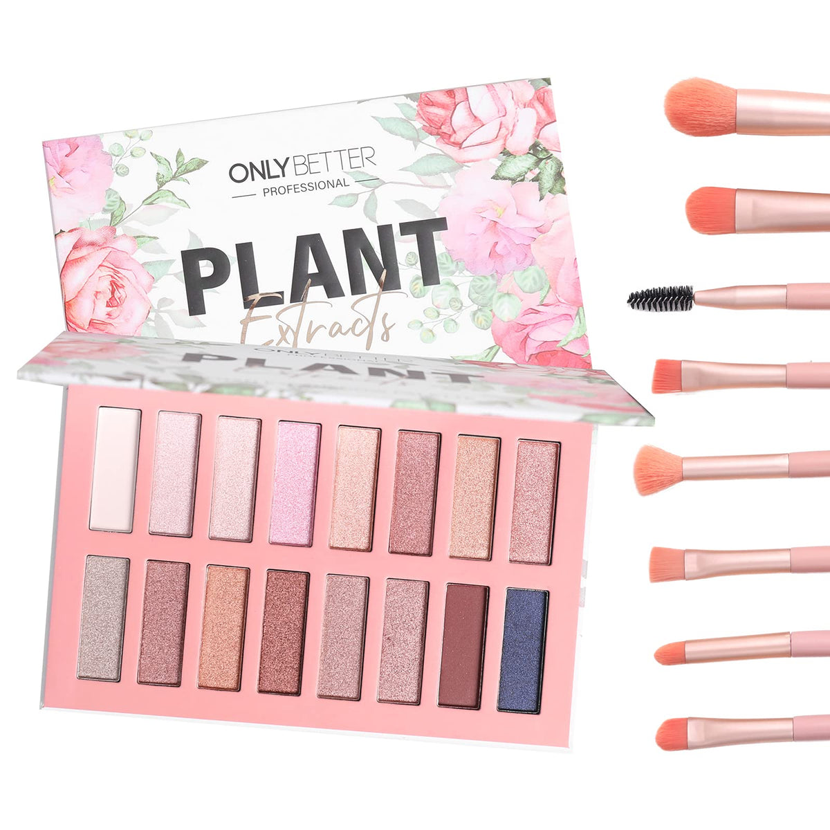 Organic Makeup Vegen Eyeshadow Palette with Mirror
