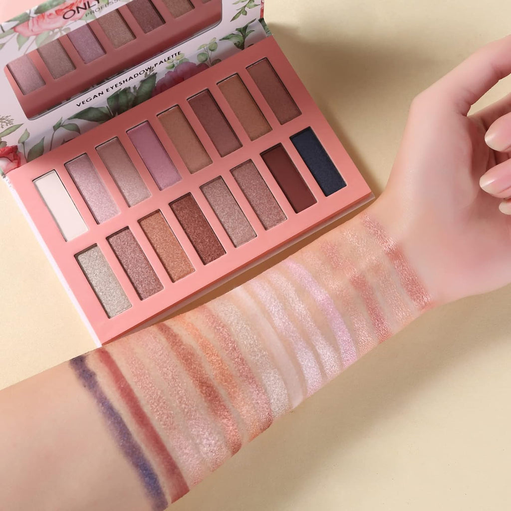 Organic Makeup Vegen Eyeshadow Palette with Mirror