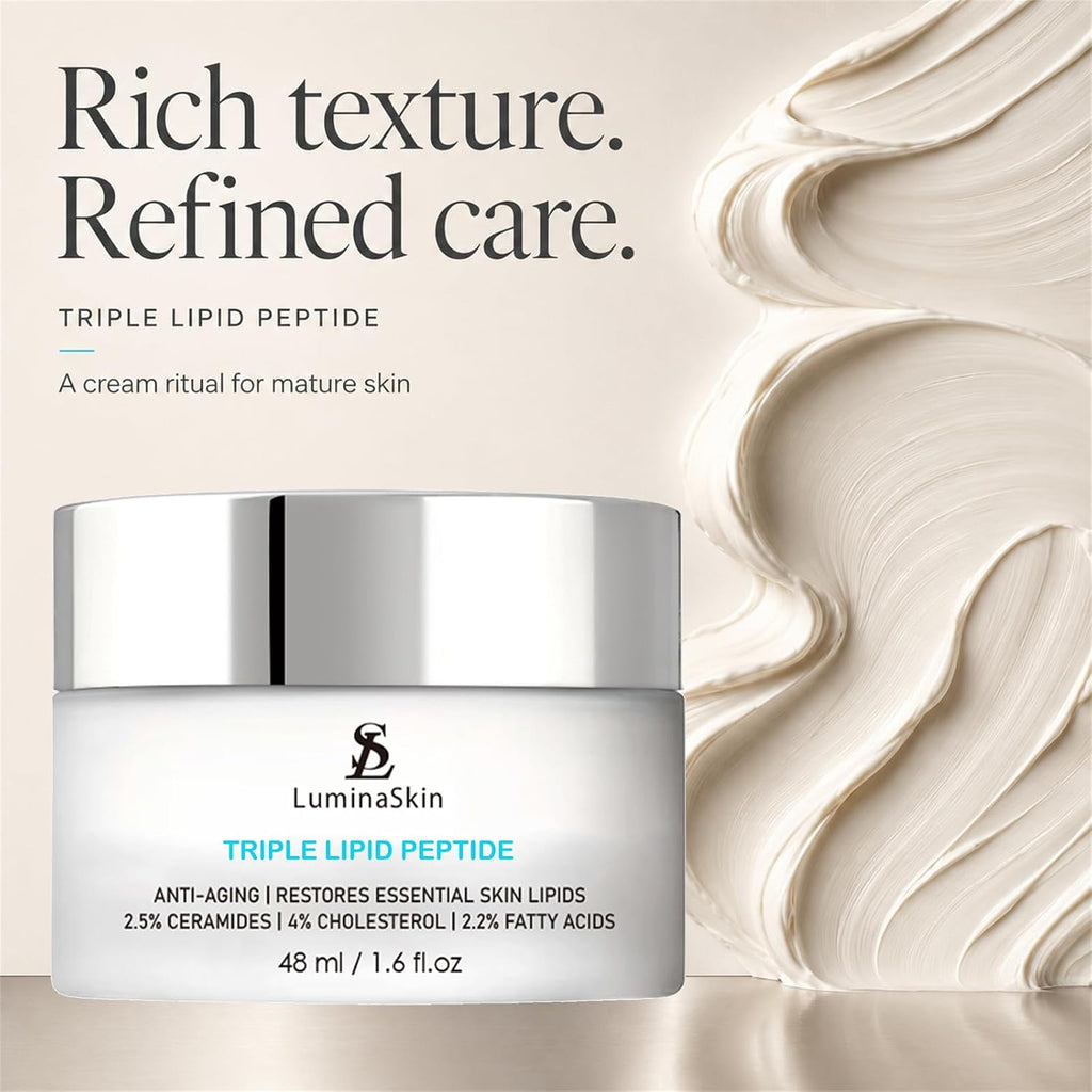 Triple Lipid Peptide - Restore & Fix Mature Skin Advanced Anti-Aging Cream for Radiant, Smooth Skin