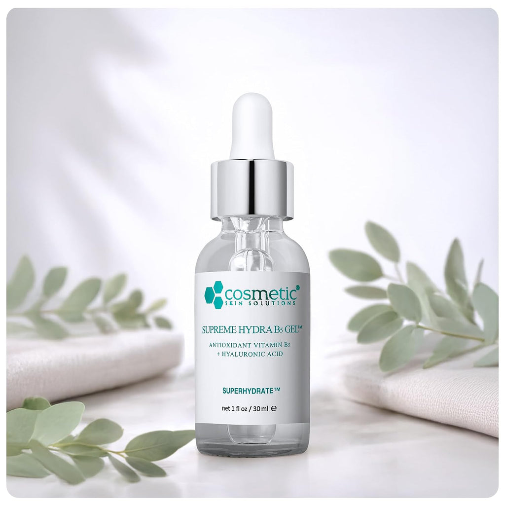 Supreme Hydra B5 Gel for Face, Deeply Moisturizing Vitamin B5 & Hyaluronic Acid Gel, Oil-Free Hydrating Moisturizer for Smooth, Plump Skin – 2 fl oz