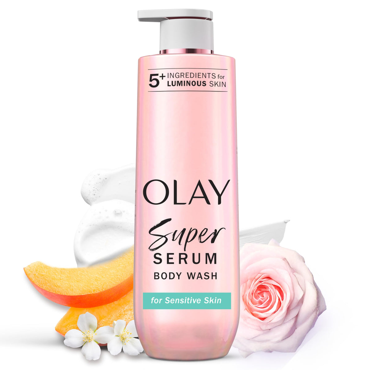 Olay Super Serum Body Wash for Women, For Extra Dry Skin, 18.5 fl oz