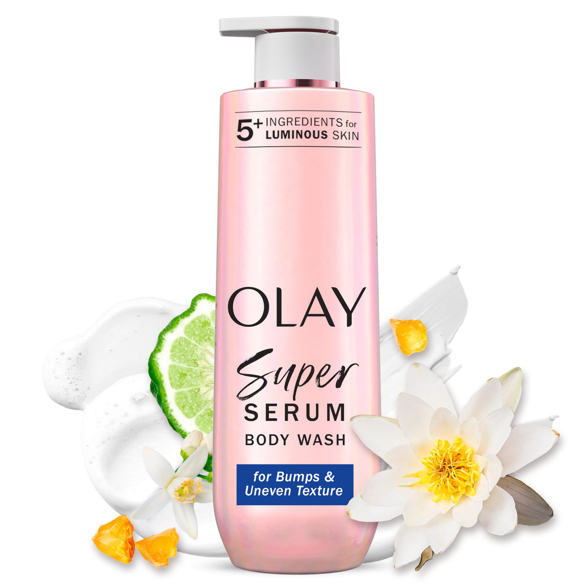 Olay Super Serum Body Wash for Women, For Extra Dry Skin, 18.5 fl oz