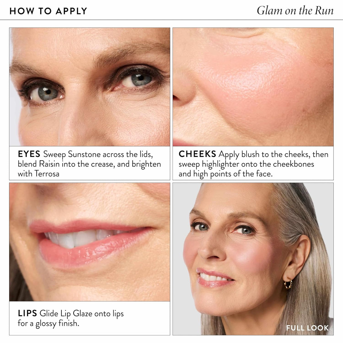 LAURA GELLER Glam on the Run Face, Eye & Lip Travel Makeup Palette